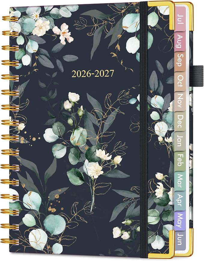 Academic Planner 2026-2027, Hardcover Weekly and Monthly Calendar Planner from by Unknown