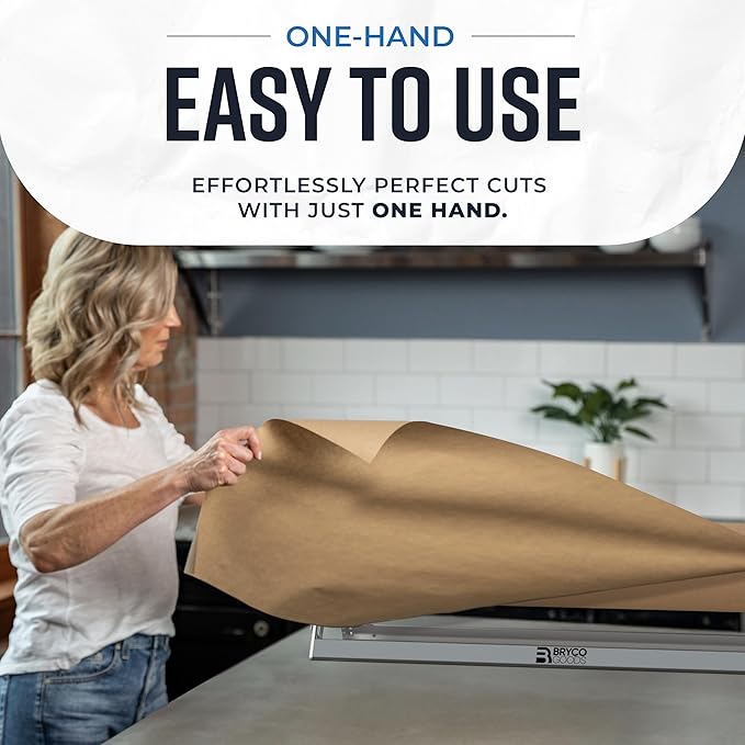 Bryco Goods - 36 Inches All Paper Roll Dispenser and Cutter Made of Heavy-Duty - Image 5