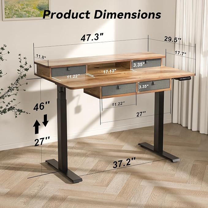 FiCiHi Adjustable Height Standing Desk - Image 3