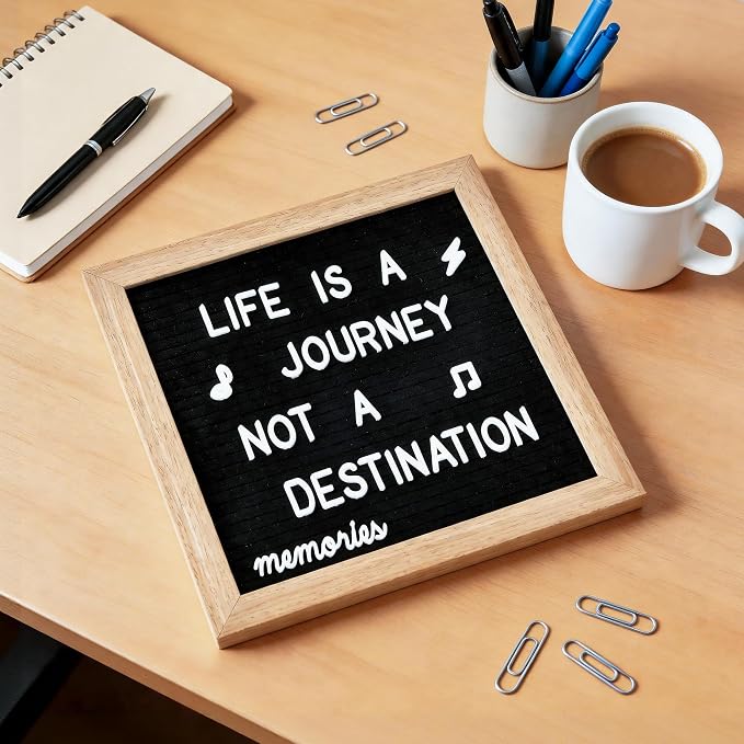 Pre-Cut Letters for Felt Letter Board, 739 Pieces Including Characters - Image 4