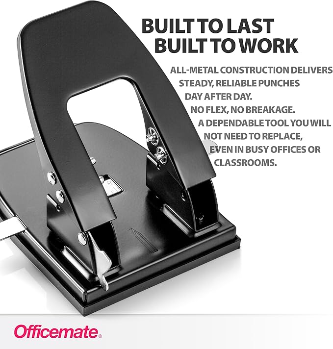 Standard 2 Hole Paper Punch, 30 Sheets Capacity - Image 5