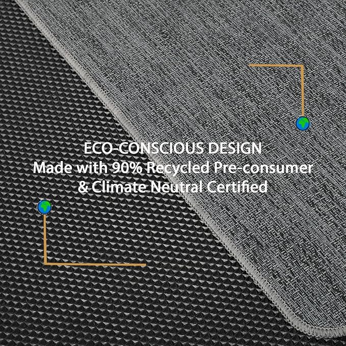 Chair Mat for Hardwood Floor, Large Anti-Slip Hard Floor Protector Rolling - Image 4