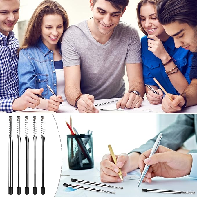 TIESOME 5pcs Replaceable Ballpoint Pen Refills - Image 5
