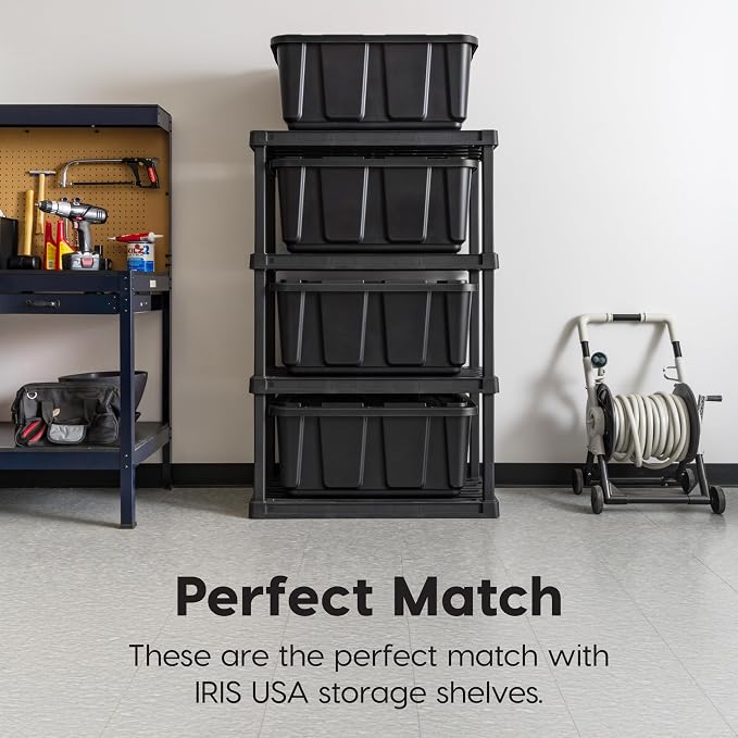 IRIS USA 4-Pack 27 Gallon Storage Bins - Image 6