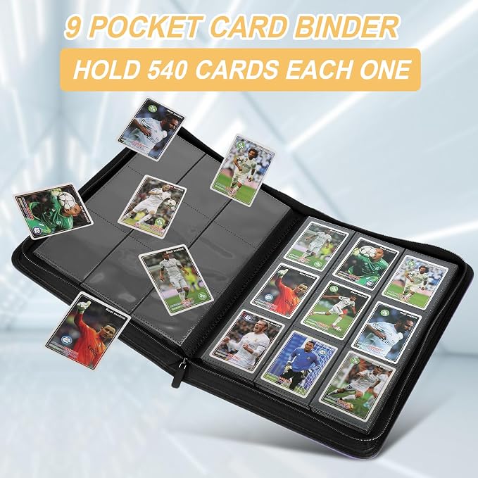 Trading Card Binder, Card Collection Binder Album Folder - Image 4