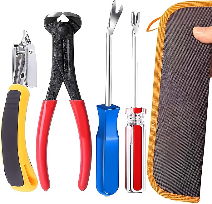 Upholstery Staple Remover Tack Puller Nail Remover Tool Set Nail Puller Plier by Unknown