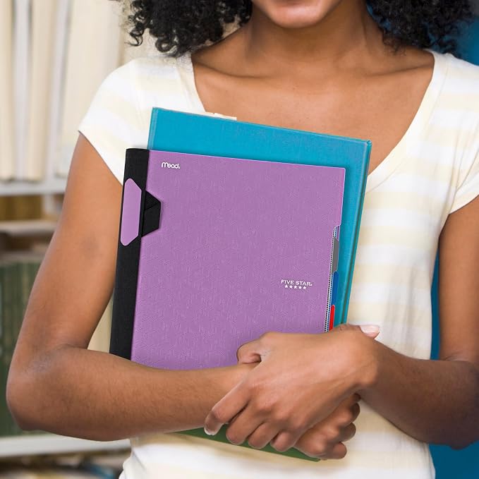 Five Star Advance Spiral Notebook + Study App, 3 Subject, College Ruled Paper - Image 8