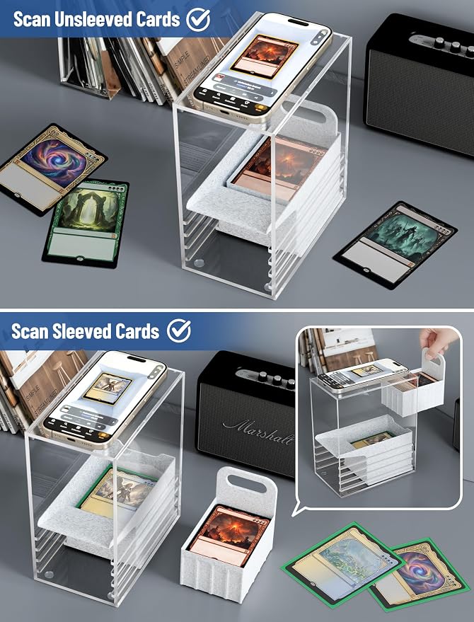 NiHome Clear Acrylic Trading Card Scanner Stand - Image 3