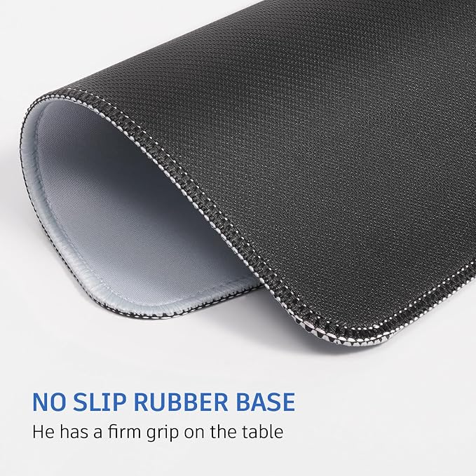 Gray Splash-Proof Textured 10.2 x 8.2Inch Mouse Pad - Image 4