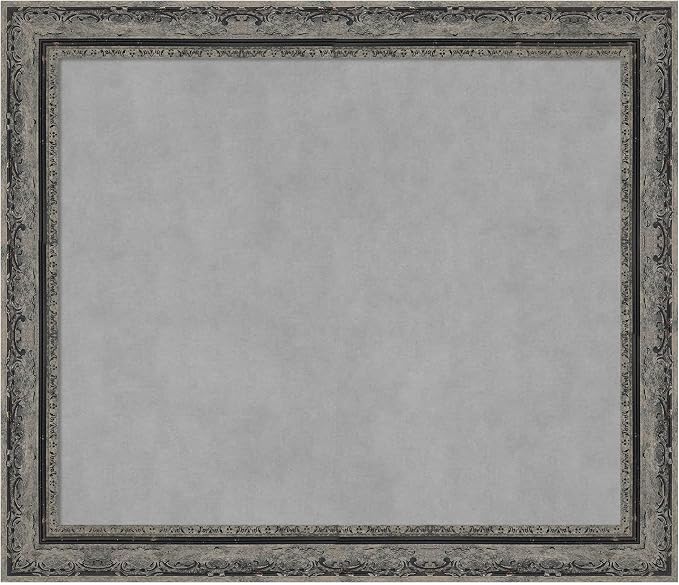 Amanti Art Black Framed Magnetic Board 24x28 Medium Vision Board by AmantiArt