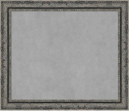 Amanti Art Black Framed Magnetic Board 24x28 Medium Vision Board by AmantiArt