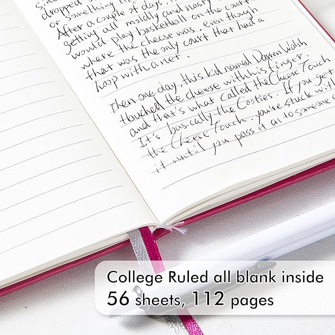 feela Pocket Small Notebooks Bulk, Mini Cute Notepads Hardcover College Ruled Lined Journals with Pen Holder for School Business Memos, with 15 Black Pens, 3.5”x 5.5”, 15 Pack, A6, Solid Colors-DeskLoop Office