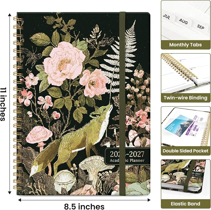 Planner 2026-2027, Academic Year Monthly and Weekly Calendar Planner, Jul 2026 - Image 4