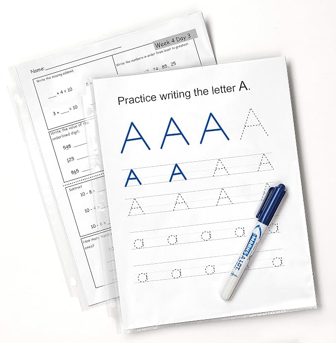 Avery Clear Standard Weight Sheet Protectors, Top Load, 25 Document Protectors - Image 2