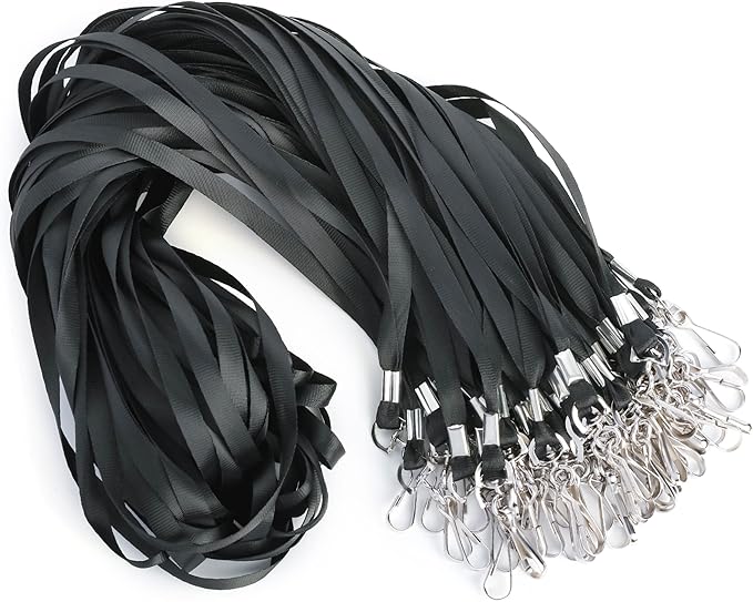 LOCONHA 50 Pack black lanyards Lanyards by LOCONHA