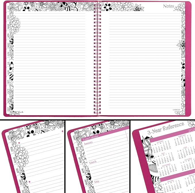 Mead Cambridge 2027 Appointment Book Planner, Weekly & Monthly, 8.5" x 11" - Image 7