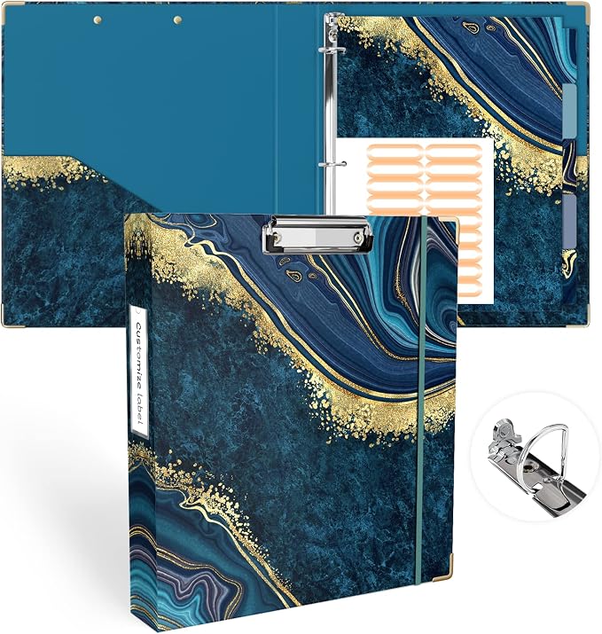 Ospelelf 1 Inch D Ring Binder for Letter Size by OspelelfOfficeSupplies