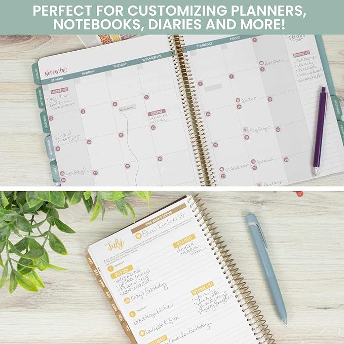 bloom daily planners Calendar Essentials Planner Stickers - Image 4