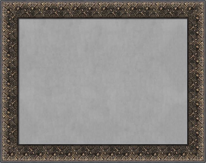 Amanti Art Black Framed Magnetic Board 23x29 Medium Vision Board by AmantiArt