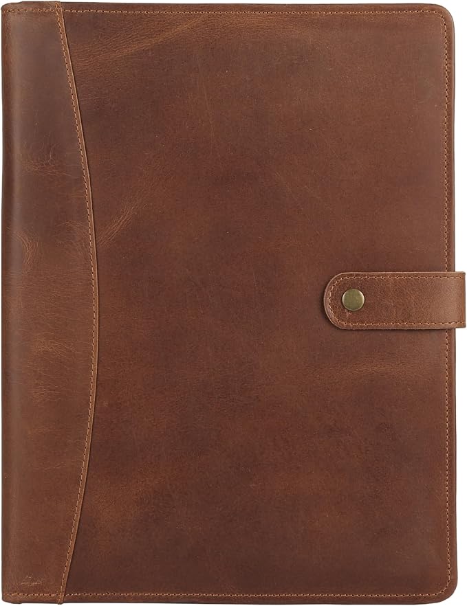 KomalC Leather Portfolio Folder by KomalC