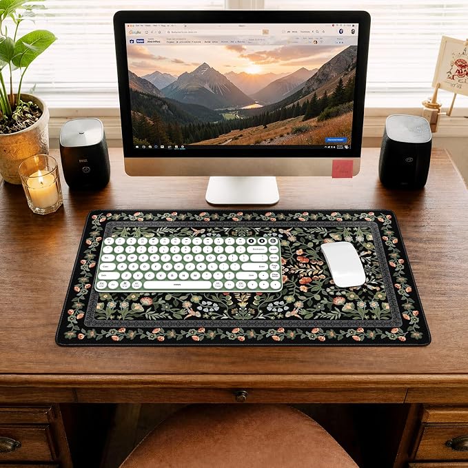 iCasso Aesthetic Flower Mouse pad - Image 8