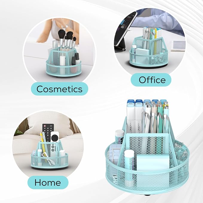 YINGHUA Metal Mesh Desk Organizer - Image 5