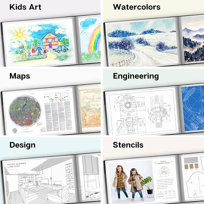 Dunwell 11x17 Portfolio Binder, Presentation Book - Image 7