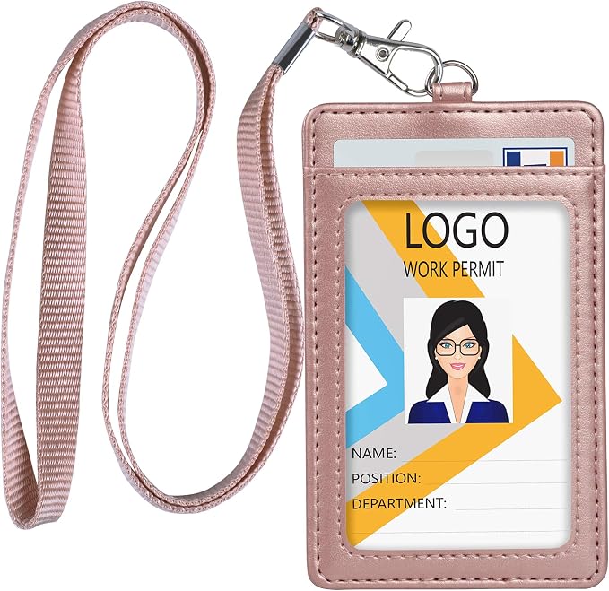 Teskyer Leather ID Badge Holder by TESKYER