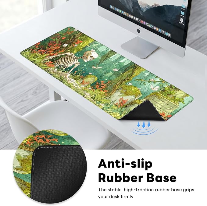 Desk Mat, Big Desk Pad, 31.5x11.8 Inches Extended Big Gaming Mouse Pad - Image 6