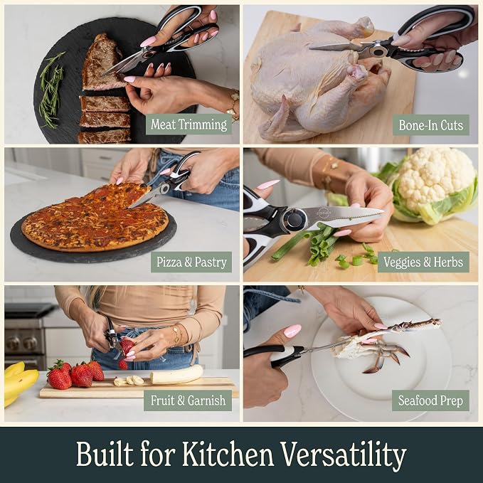 Heavy Duty Kitchen Shears With Sharpener - Image 6