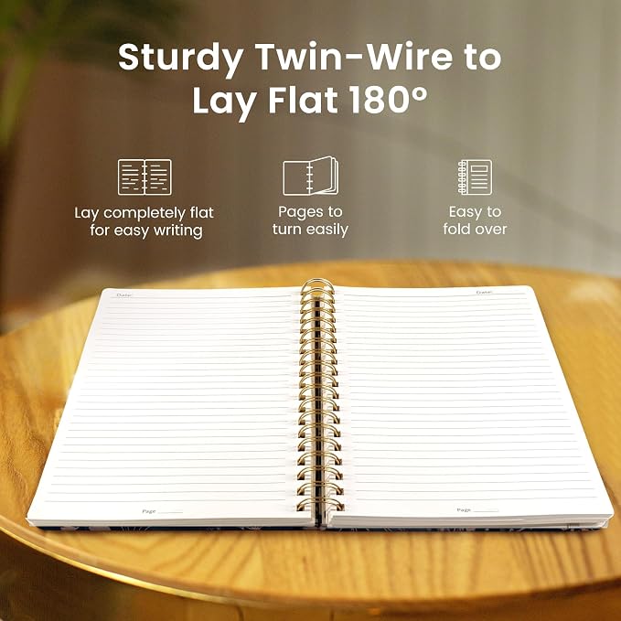 Taja Lined Spiral Notebook Journal - Image 4