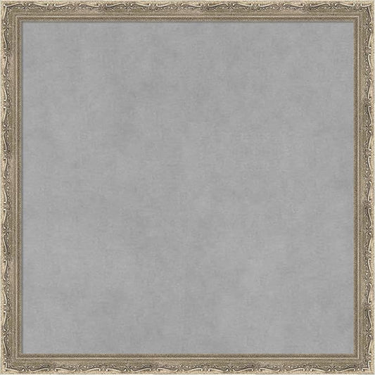 Amanti Art Silver Framed Magnetic Board 18x18 Small Vision Board by AmantiArt