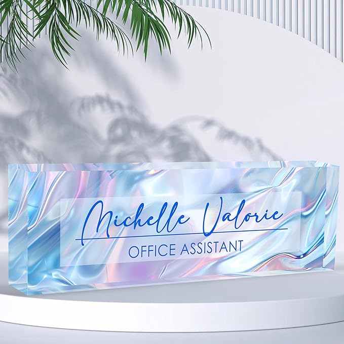 Personalized Office Name Plate, Custom Name Plate by Flpoxzd