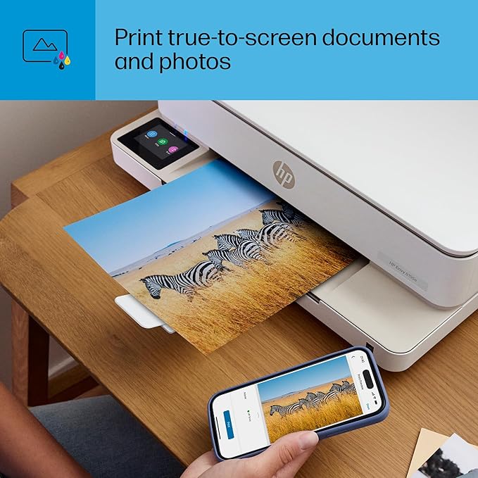 HP Envy 6155e Wireless All-in-One Color Inkjet Printer, Print, scan, Copy, Duplex Printing Best-for-Home, 3 month Instant Ink trial included (714L5A)-DeskLoop Office