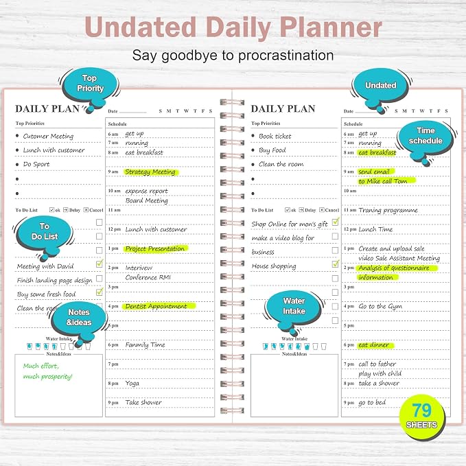 Asten Daily Undated Planner - Image 2