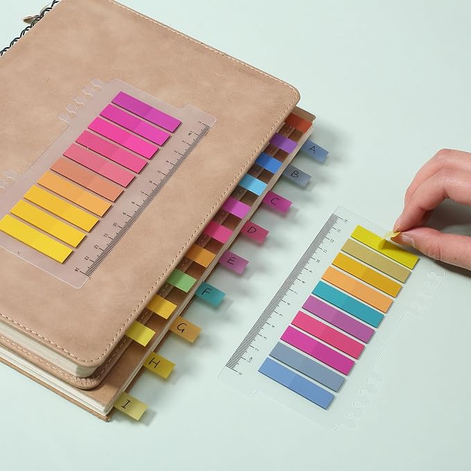 Mr. Pen- Colorful Sticky Tabs, 16 Sets, Translucent Page Markers | - Image 8