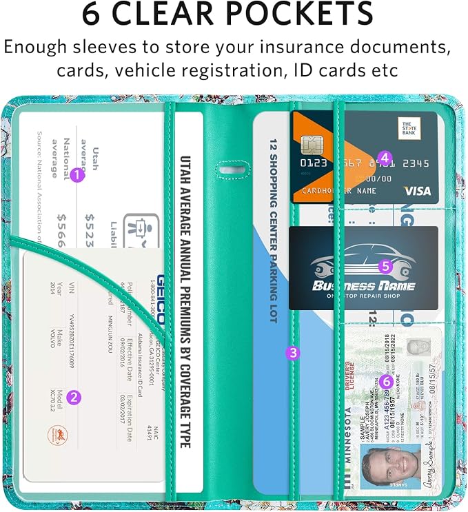 CoBak Car Registration and Insurance Holder - Image 3