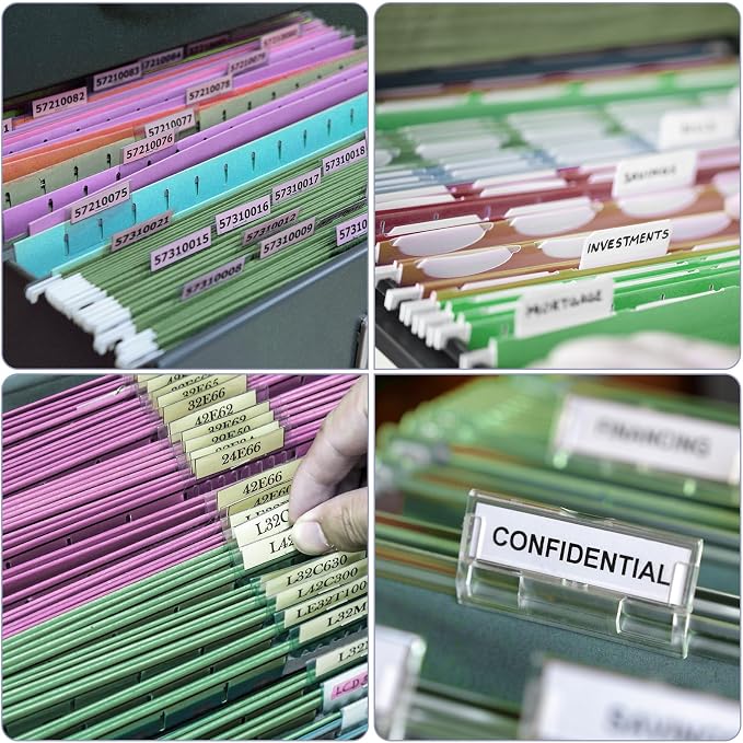 Sepamoon 40 Pcs Hanging File Folders Extra Capacity File Folders Letter Size - Image 5