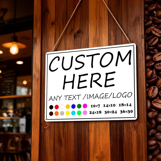 Custom Signs, Personalized Metal Signs-10×7inches-indoor/outdoor Weatherproof - Image 7