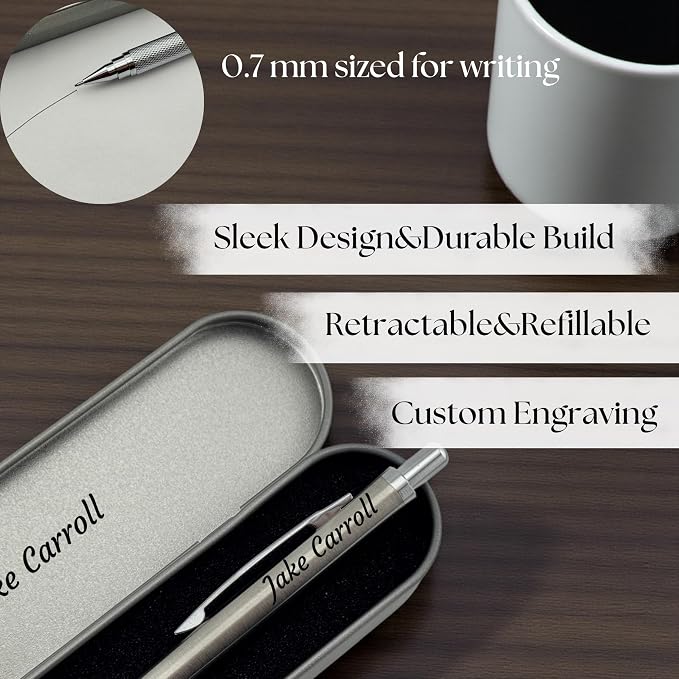 ELMA VADA STUDIO Custom Engraved Mechanical Pencil – Personalized 0.7mm - Image 4
