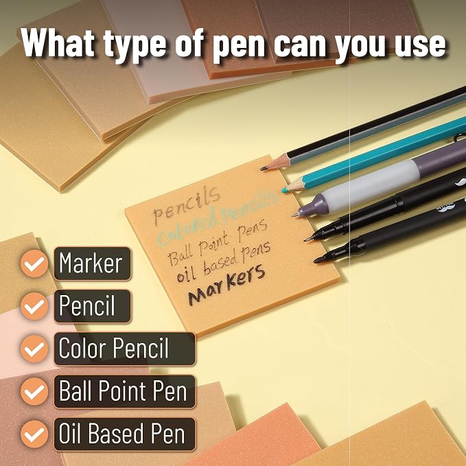 Mr. Pen- Transparent Glitter Sticky Notes, 12 Pads, 600 Sheets | Glitter - Image 5