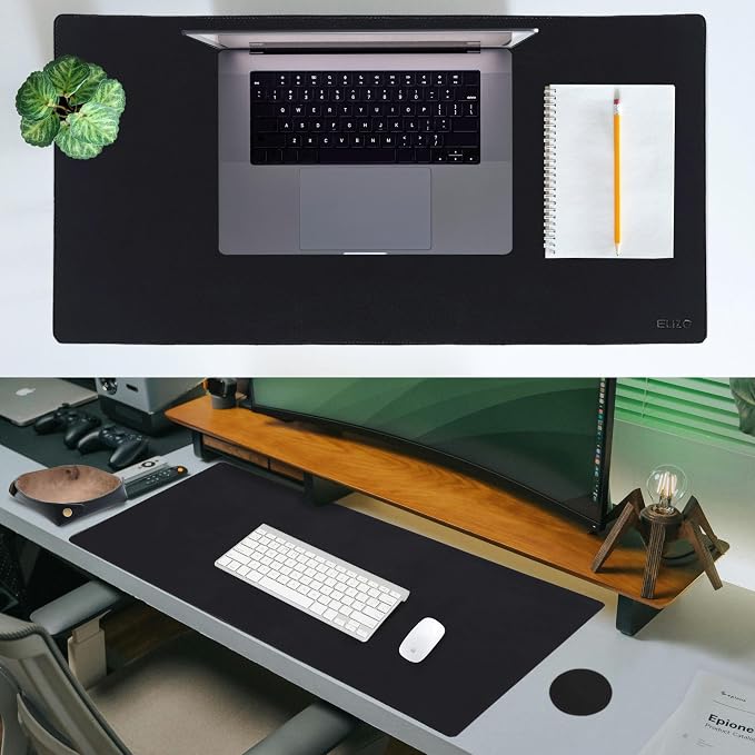 Elizo Leather Desk Mat Desk Pad Blotter Set - Image 6