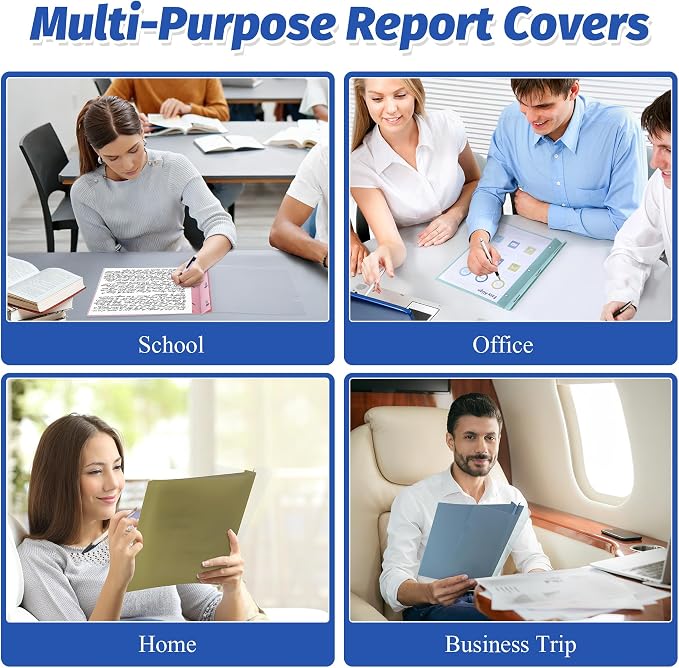 Ndsox 5 Pack Clear Front Report Covers - Image 7