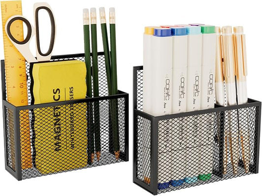 UVGVA Magnetic Pencil Holder 2 Pack Markers Dry Erase Holder by UVGVJewelry