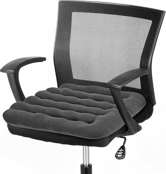 BUYUE Good Support Office Chair Cushion Padded, Soft Velvet Comfortable by BUYUE