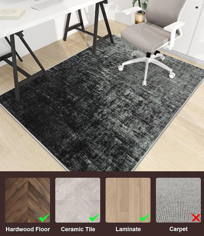 chakme Office Chair Mat for Hardwood Floor, Machine Wash - Image 3