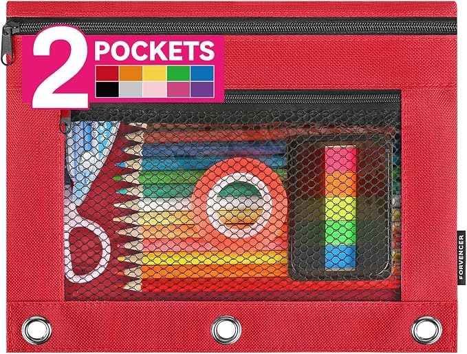 Forvencer Adorable Zipper Pencil Pouch, Cute Zippe Pouch by Forvencer