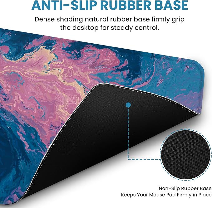 Aesthetic Desk Mat, Cute Vivid Sea Desk Pad Protector - Image 3