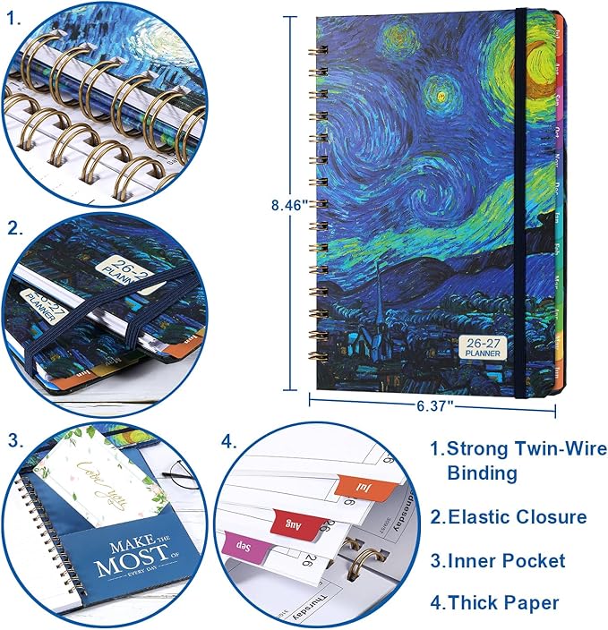 2026-2027 Planner, Weekly and Monthly Academic Planner 2026-2027, Jul.2026 - Image 5