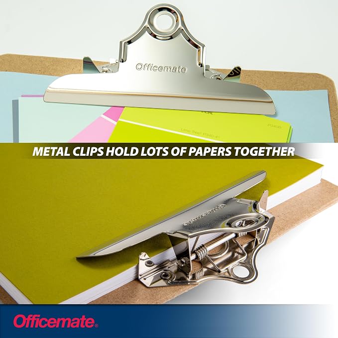 Officemate Recycled Wood Clipboard, 6 Inch Clip, 1 Pack Clipboard, Letter Size - Image 5